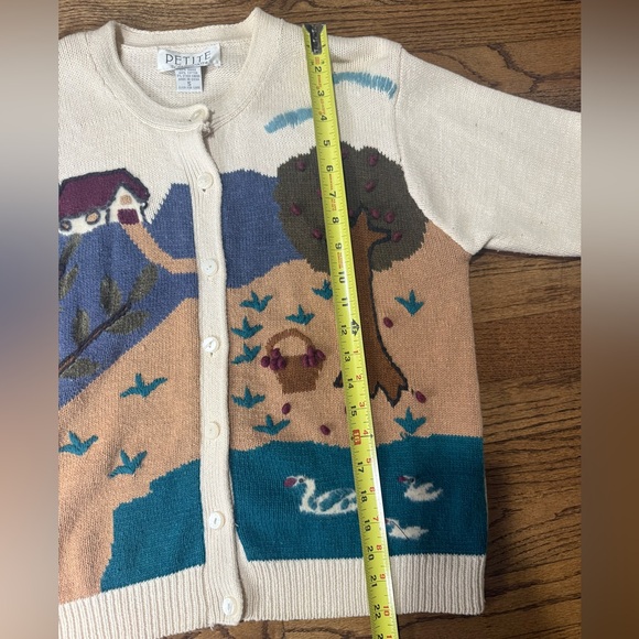 Vintage Scenic Knit Cardigan - Picture 5 of 11